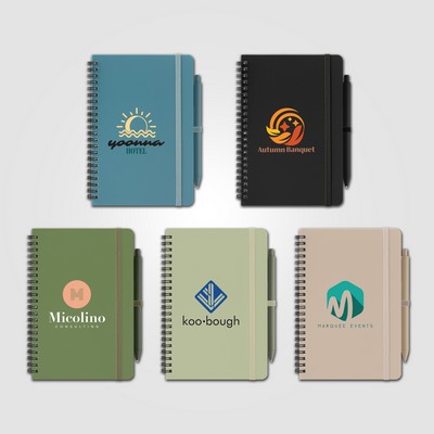 Höga Repreve® Spiral Jotter Notepad - A5 - Full-Color Inkjet
